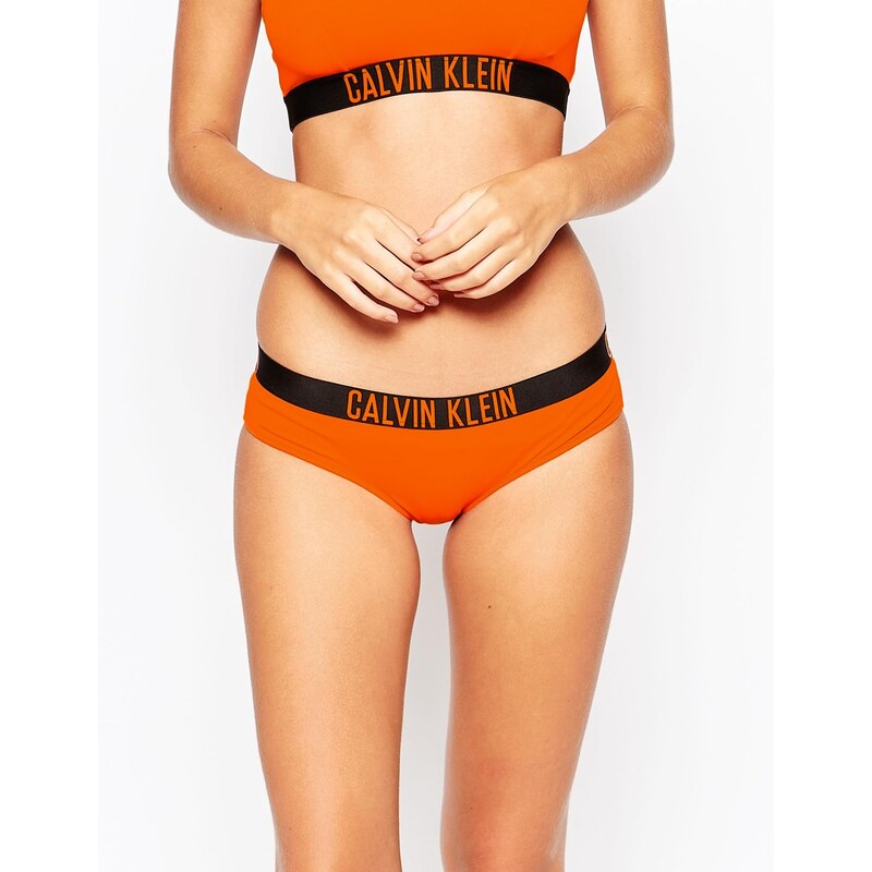 Calvin Klein - Intense Power - Bas de bikini taille basse - Orange