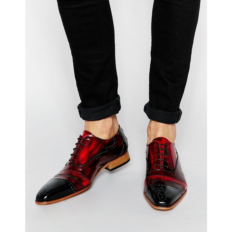 Jeffery West - Chaussures richelieu en cuir - Noir