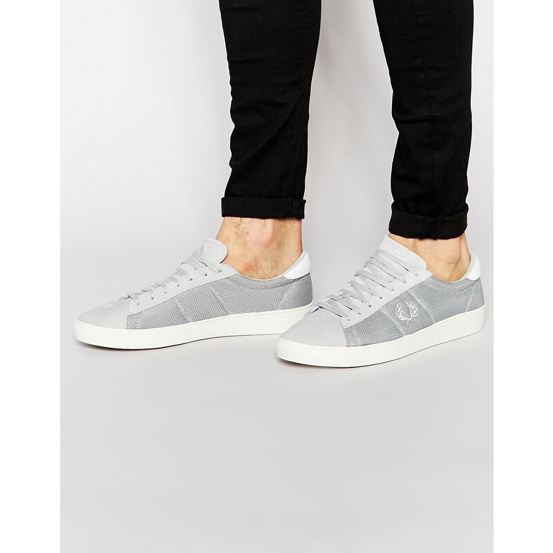 Fred Perry - Spencer - Baskets en tulle - Gris