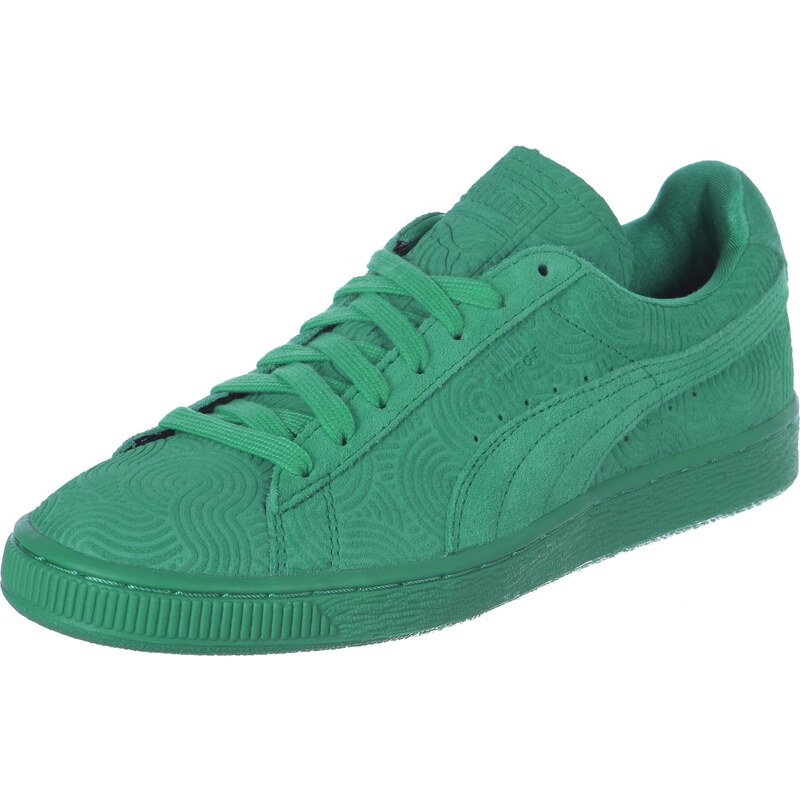 Puma Suede Classic + Colored W chaussures somply green
