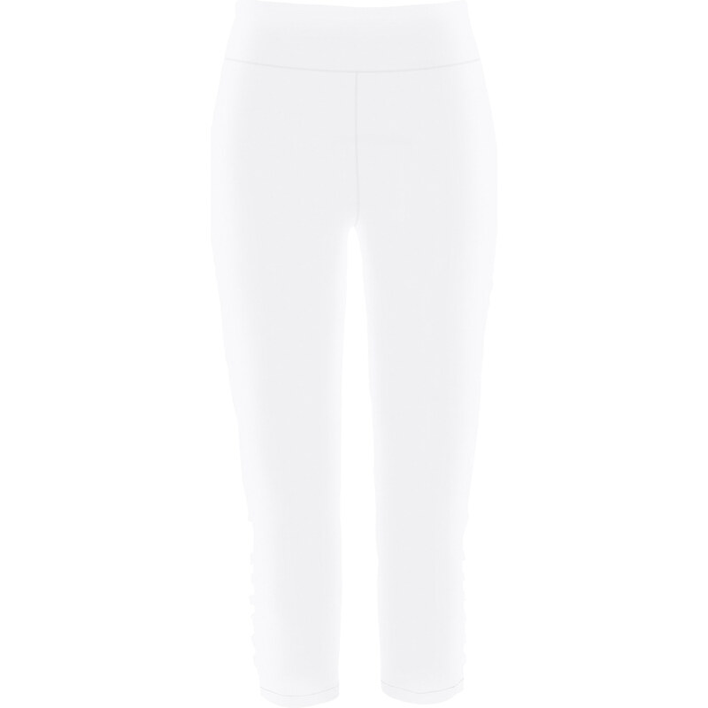 bpc selection premium Pantalon extensible 3/4 Premium blanc femme - bonprix