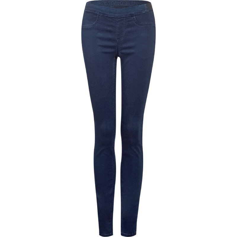 Street One - Jean taille élastique York - bleu washed
