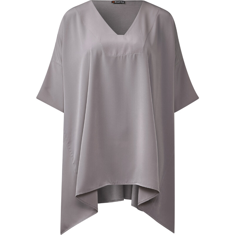 Street One - Tee-shirt poncho léger Chenoa - pearl grey