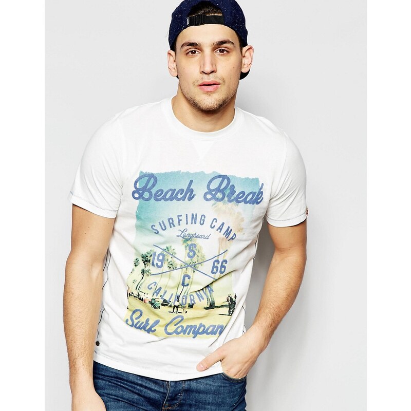 Tokyo Laundry - Beach Break - T-shirt - Crème