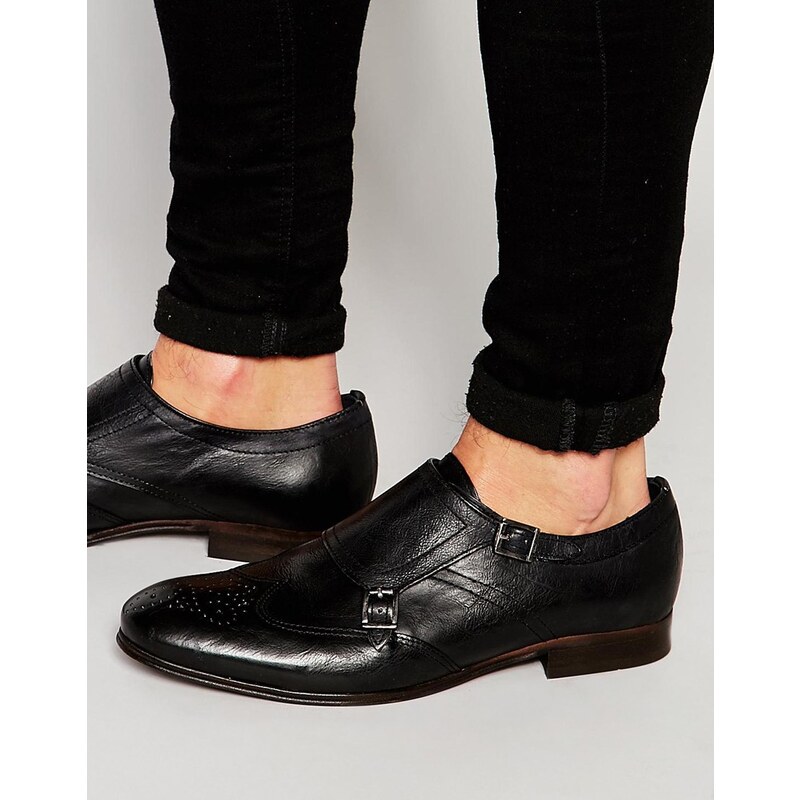 Hudson London - Castleton - Chaussures derby en cuir - Noir