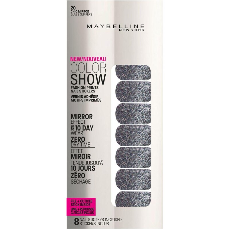 Gemey Maybelline ColorShow - Vernis à ongles adhesif - argenté