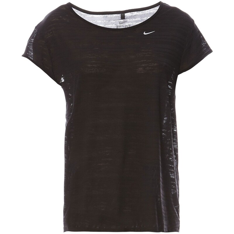 Nike TOUCH BREEZE STRIPE SS - T-shirt - noir