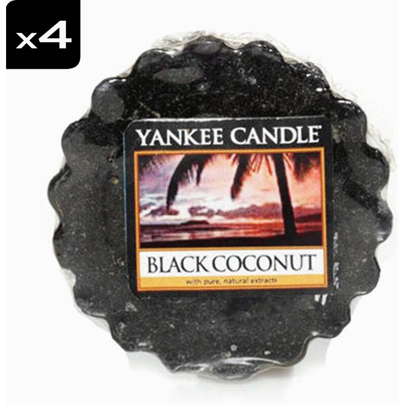 Yankee Candle Noix de Coco - Lot de 4 tartelettes parfumées