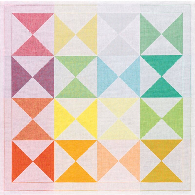 LJF By Origami Multico - Serviette réversible - multicolore