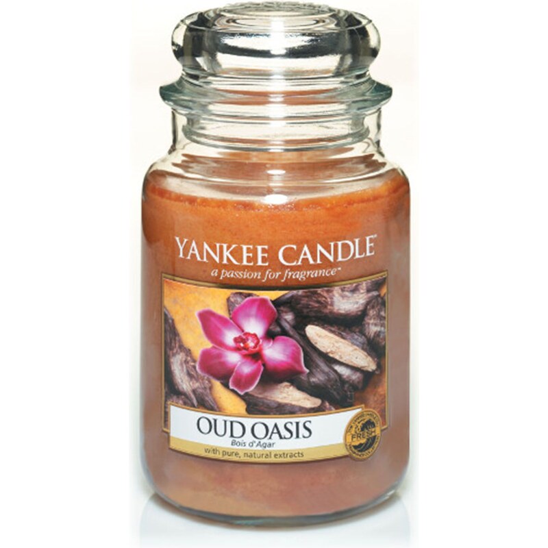 Grande Jarre Bois d'agar orange Yankee Candle
