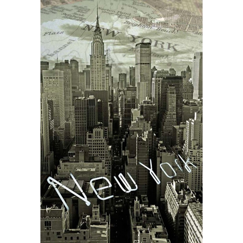 Tableau New York Sepia Artmosphere