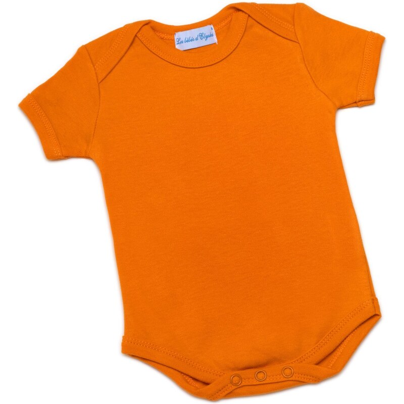Les Bébés d Elysea Body manches courtes - orange
