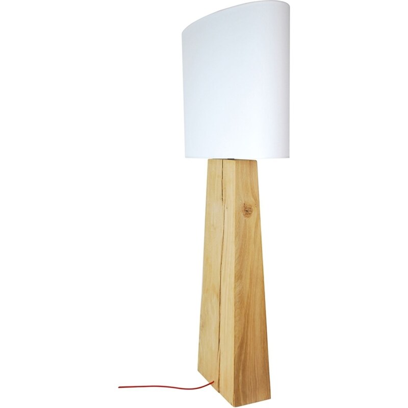 Open design Totem No 004 - Lampe de table design en bois - beige