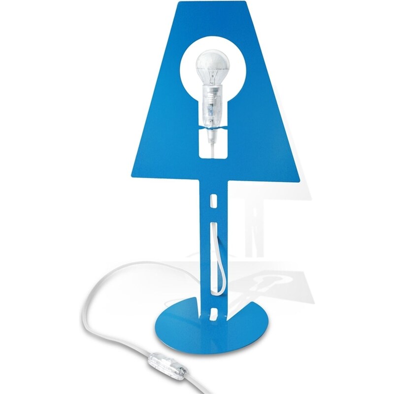 Lampe design Bleue 2D 2Plis Fenel et Arno