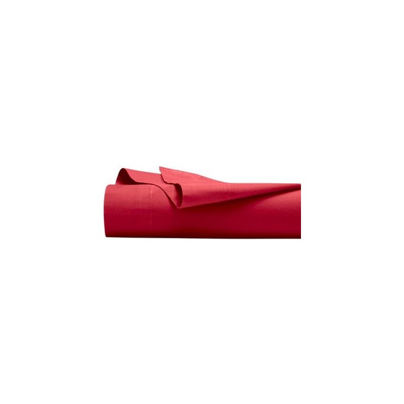 Ifilhome Uni Rouge - Drap plat - rouge