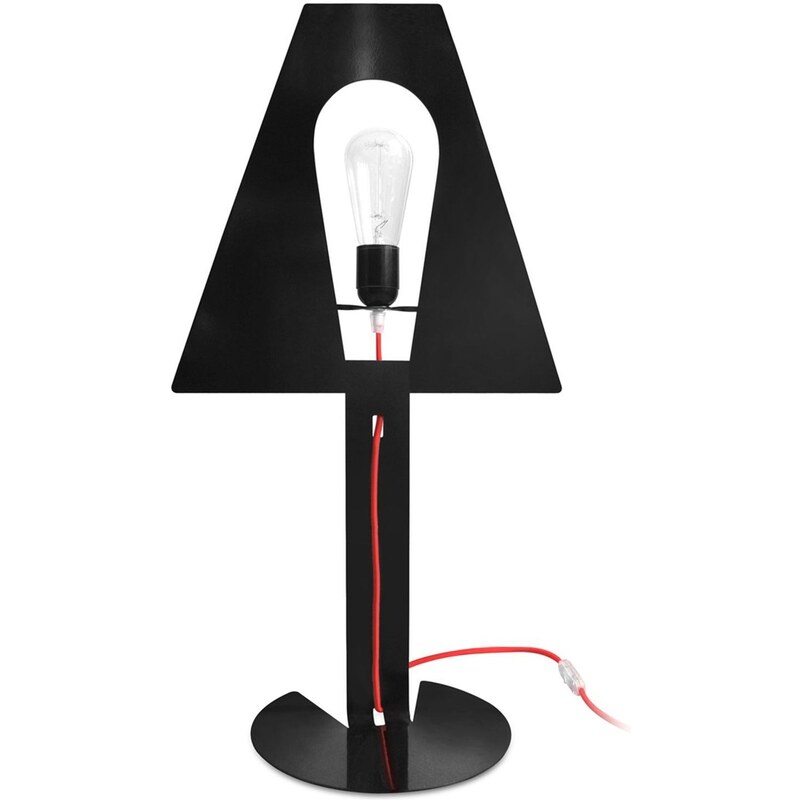 Lampe Design à poser XL fil rouge Fenel et Arno