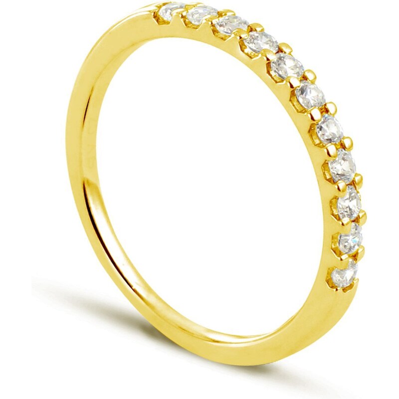 Tous mes bijoux Duos - Bague en or jaune sertie de diamants - or