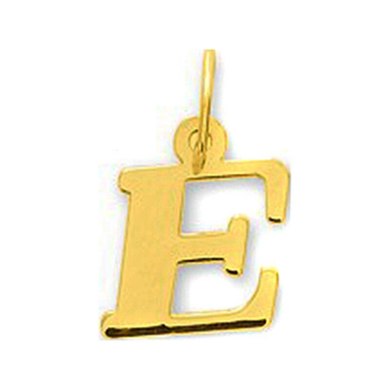 Tous mes bijoux Pendentif initiale E en or - jaune
