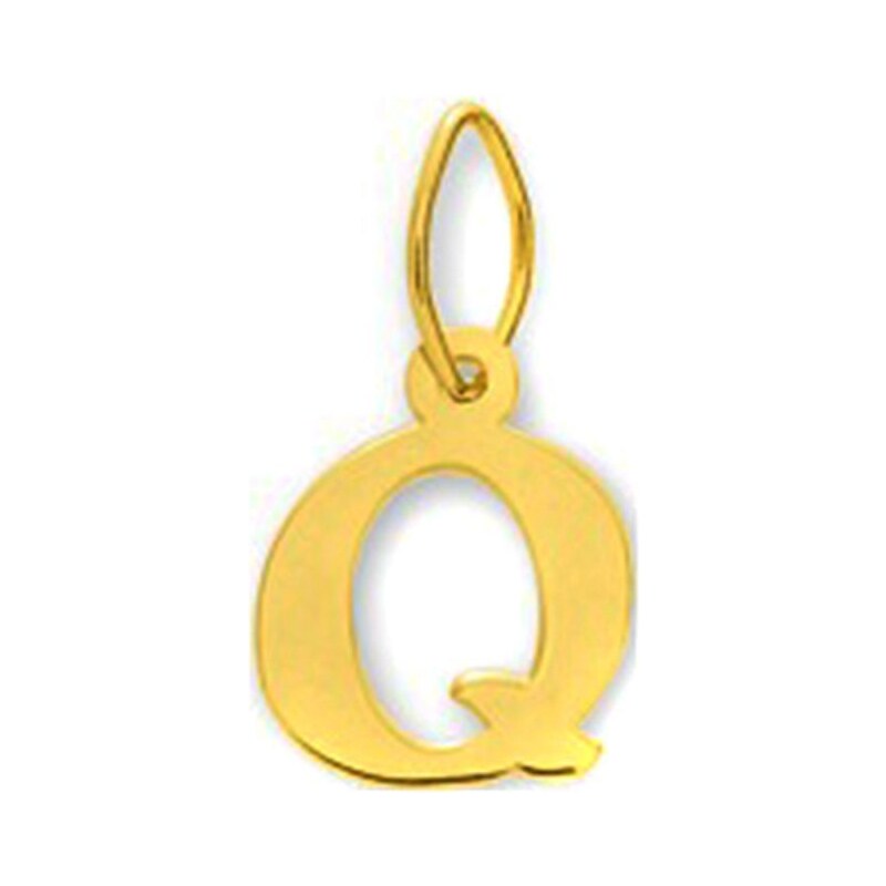 Tous mes bijoux Pendentif initiale Q en or - jaune