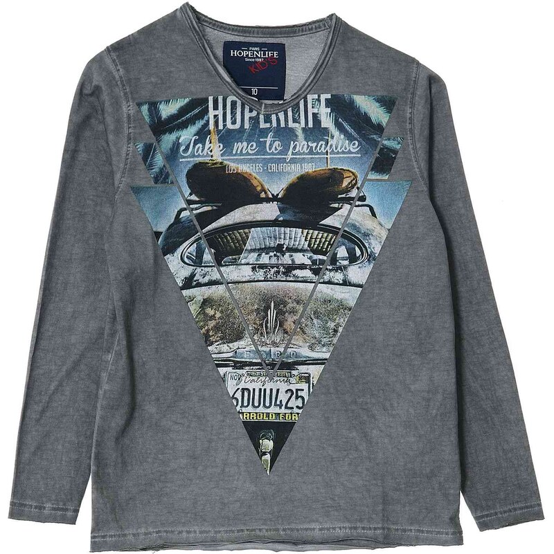 Hope N Life DARIUS - T-shirt - gris foncé