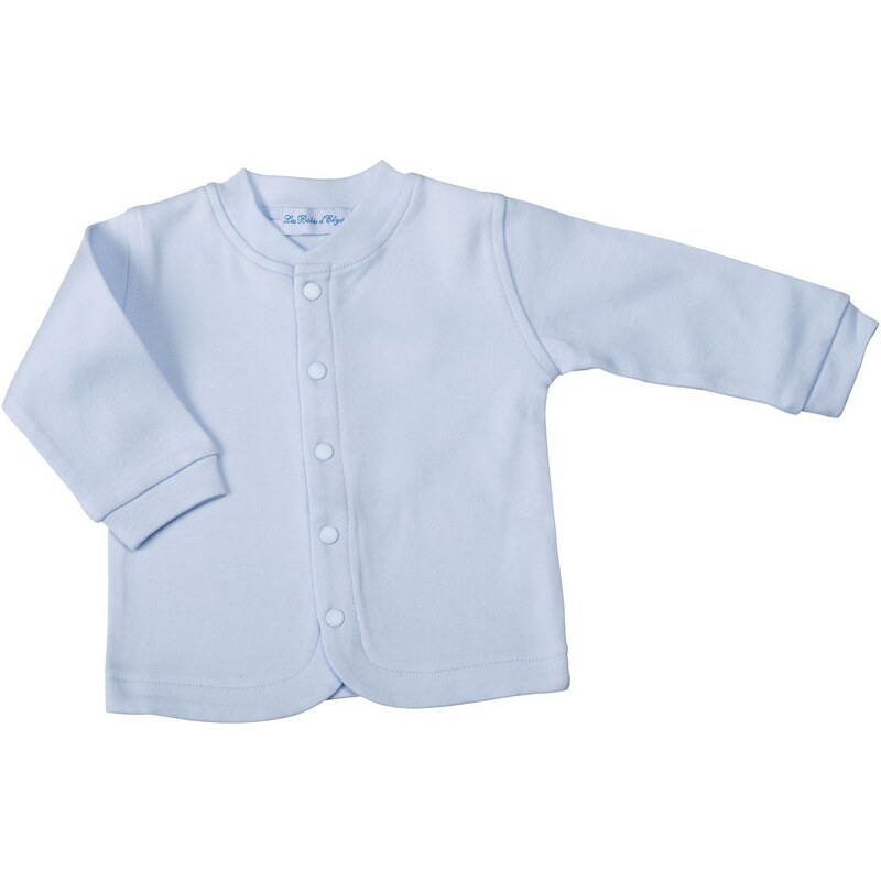Les Bébés d Elysea Veste en coton Bio - bleu