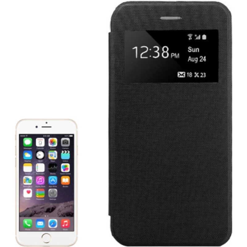 Good Buy iPhone 6+ - Étui flip cover - noir