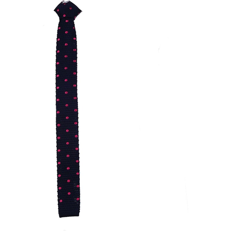 Dagobear / Cravate tricot à points roses Dagobear