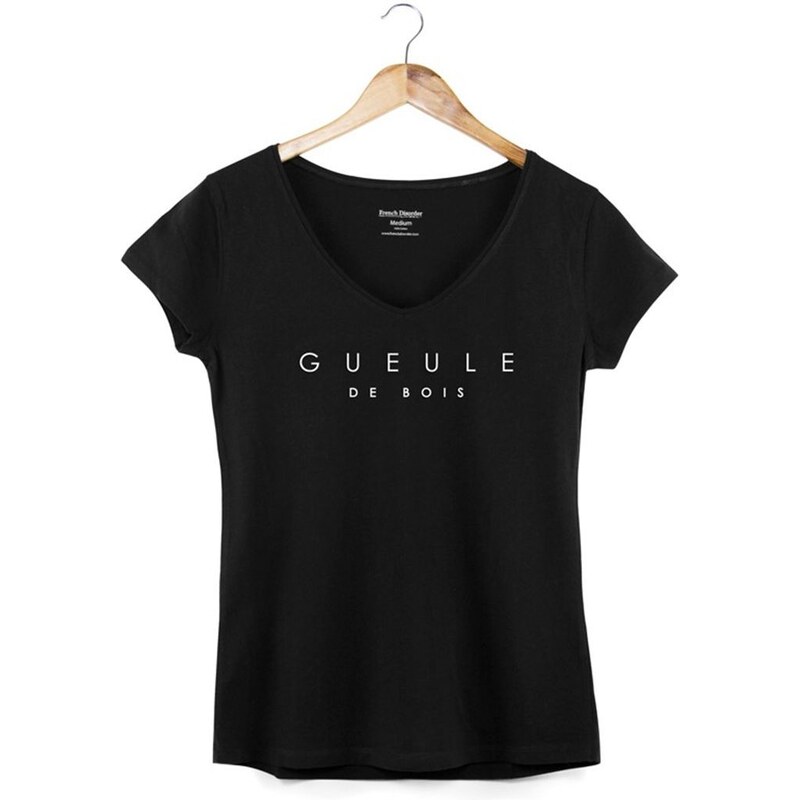 French Disorder Gueule de bois - T-shirt en coton - noir