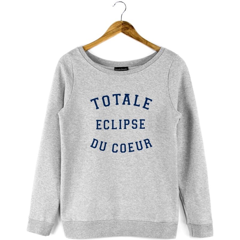 French Disorder Totale Eclipse du coeur - Sweat en coton - gris