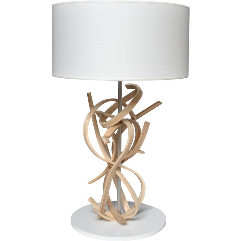 Lampe de table design en bois Emma Limelo design