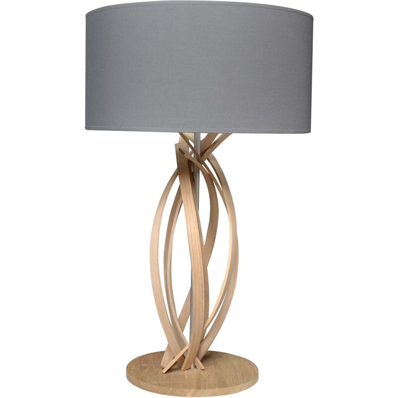 Lampe de table design en bois et abat jour Julia Limelo design