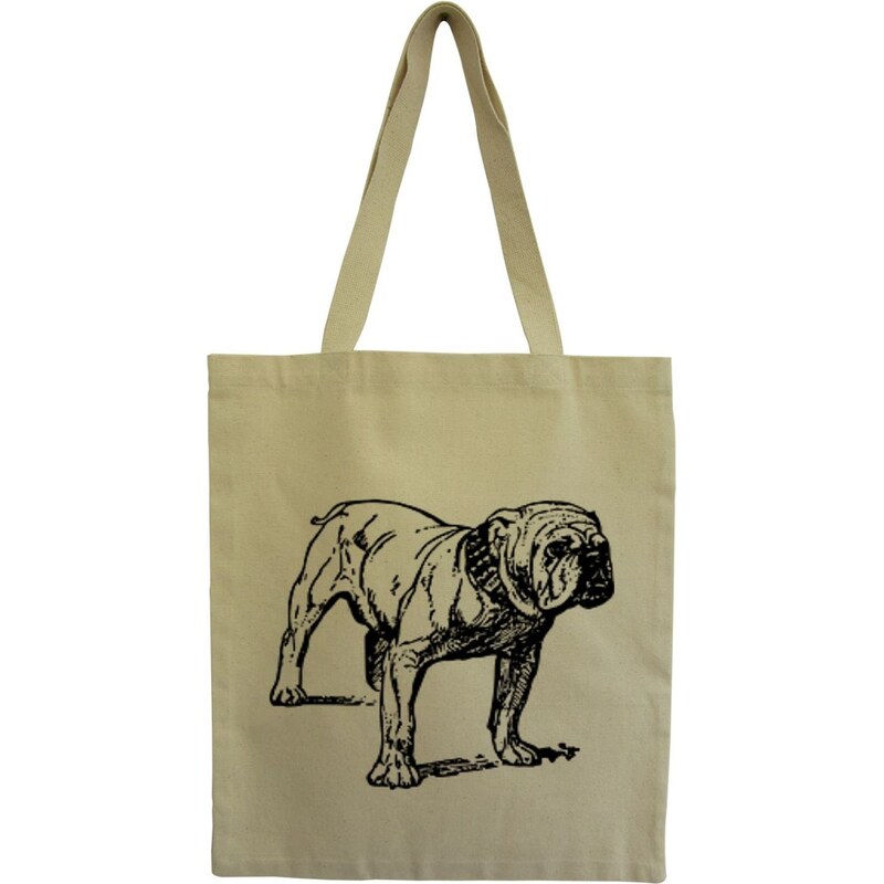 Hindbag Bulldog - Tote Bag - ecru