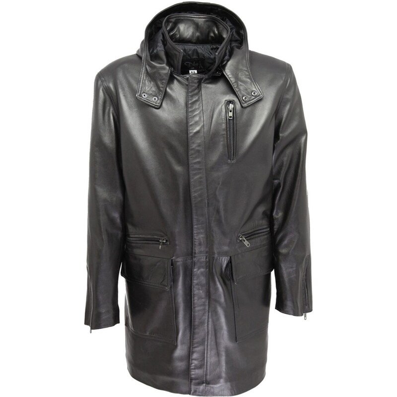 DKS Maray - Manteau en cuir - noir