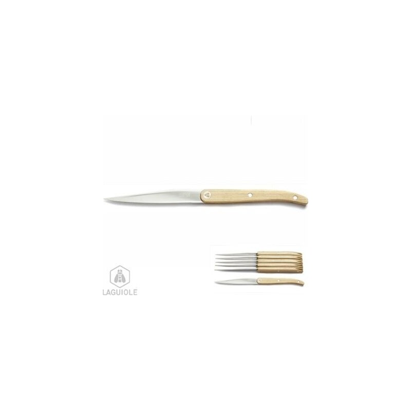 Laguiole Cristal - Couteau de table - beige