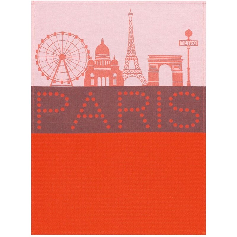 LJF By Paris lumière - Torchon - rouge