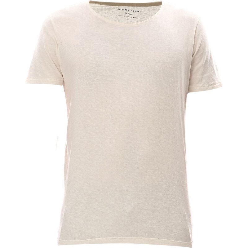 Selected SHNLUCAS - T-shirt - blanc