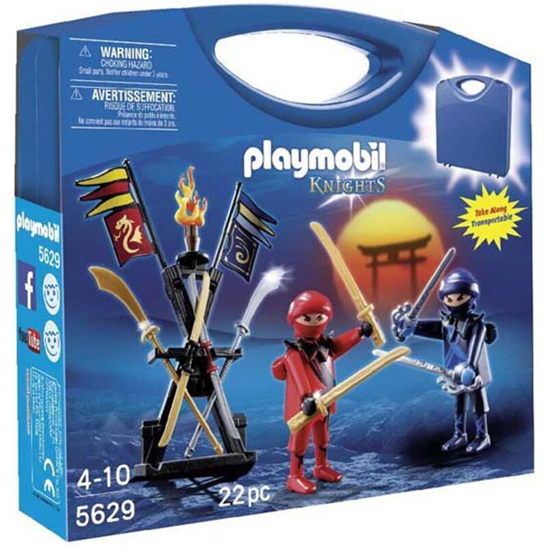 Playmobil Knights - Valisette Ninjas - multicolore