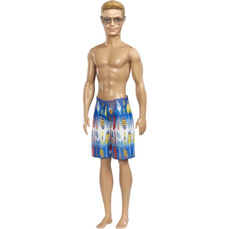 Mattel Ken à la plage - multicolore