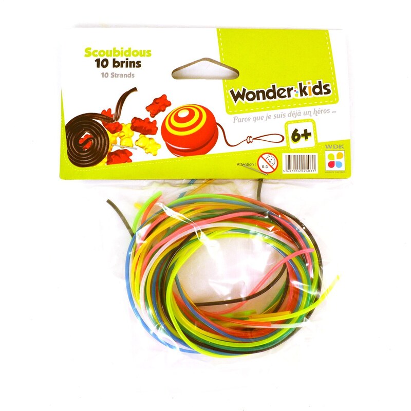 Wonderkids Sachet de 10 scoubidous - multicolore