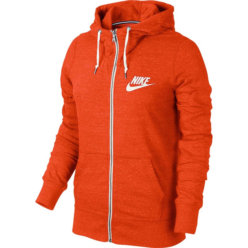 Nike GYM VINTAGE FZ HOODY - Sweat à capuche - orange