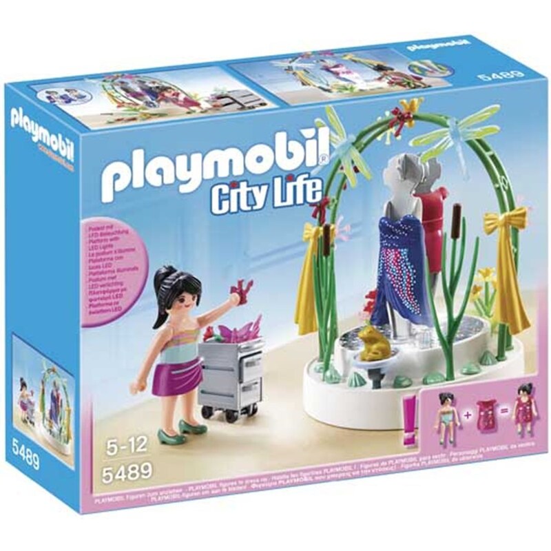 Styliste avec podium lumineux City life Playmobil