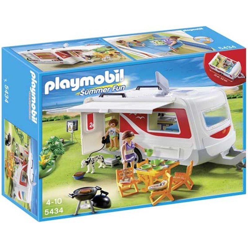 Playmobil Summer fun - Caravane camping - multicolore