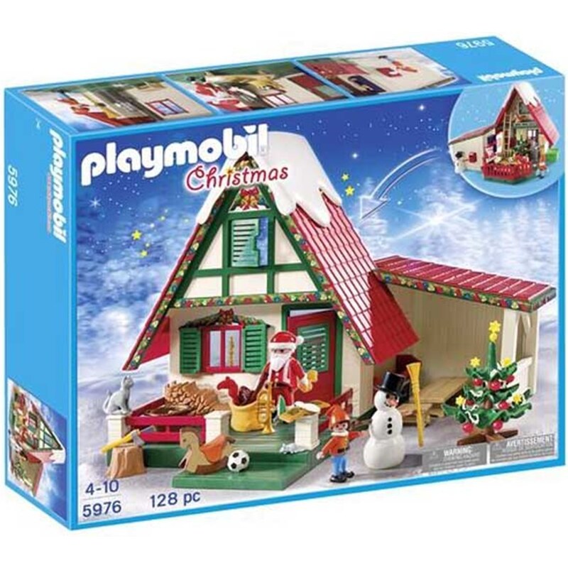 Playmobil Christmas - Maisonnette du père noel - multicolore