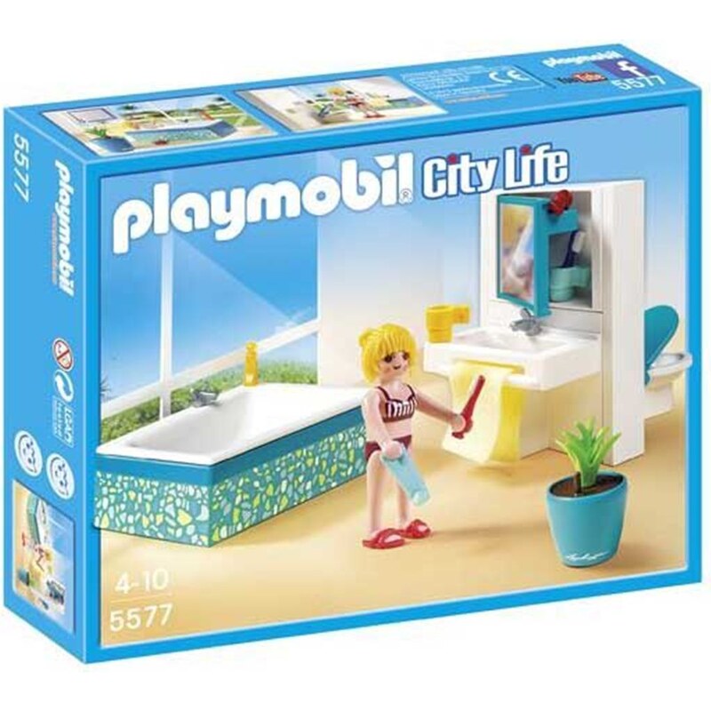 Playmobil City life - Salle de bain avec baignoire - multicolore