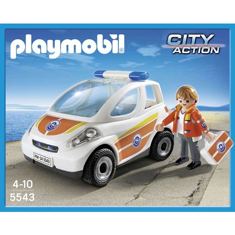 Playmobil City action - Urgentiste avec voiture - multicolore