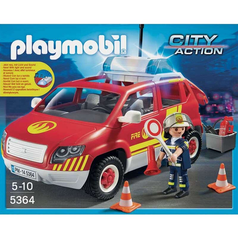 Vehicule d'intervention avec sirène City Action Playmobil