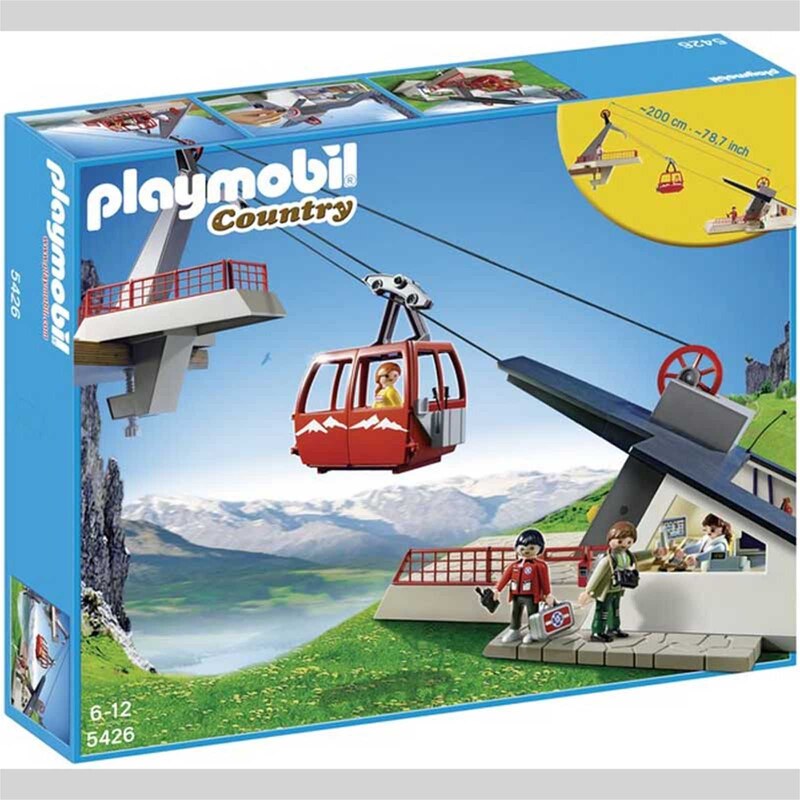 Playmobil Country - Tléphériques montagne - multicolore