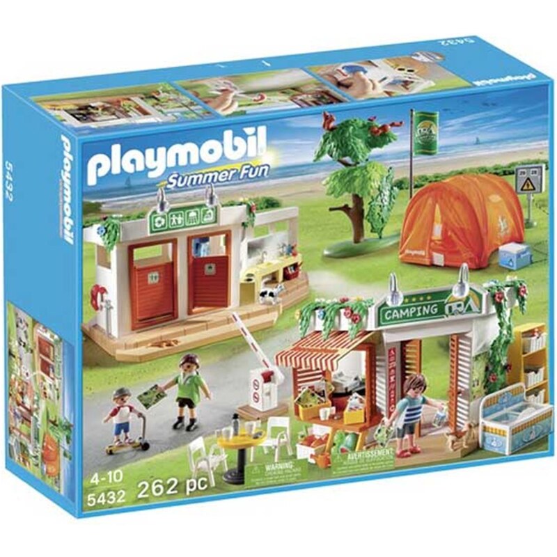 Playmobil Summer fun - Terrain de camping - multicolore