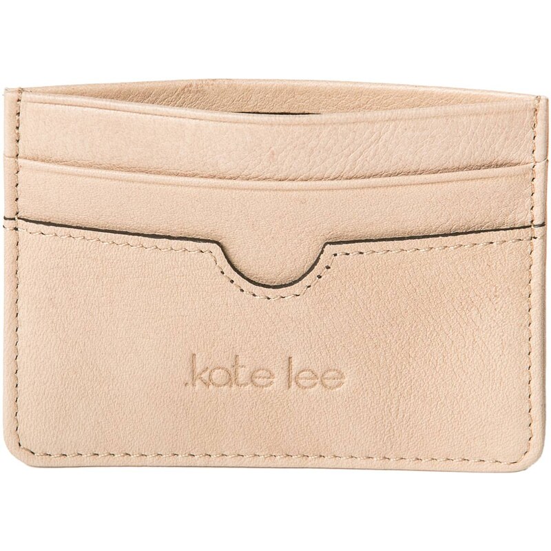 Kate Lee Anys - Porte-cartes en cuir - beige