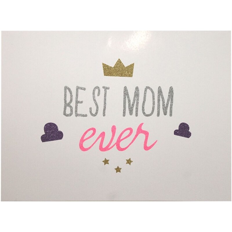 The Cool Company Best Mom Ever - Affiche - blanc